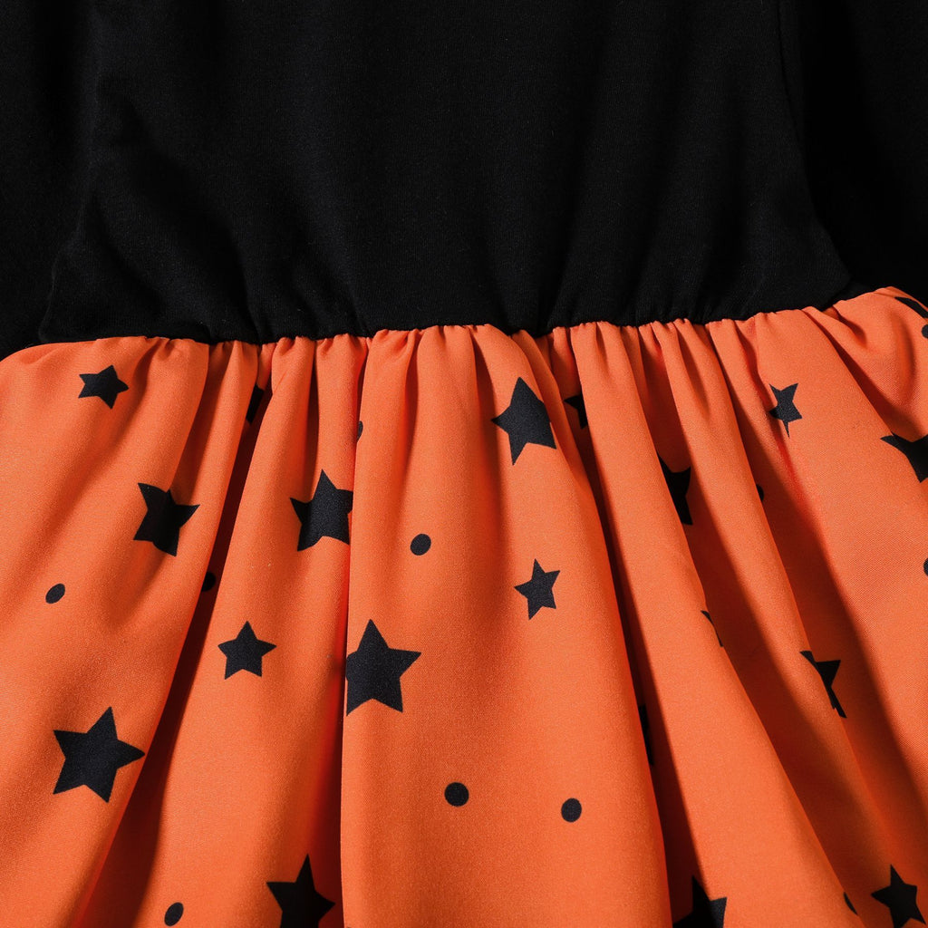Halloween Girls' Long Sleeve Mesh Dress