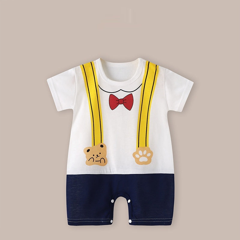 Baby Thin Short Sleeve Newborn Baby Child Jumpsuits Rompers