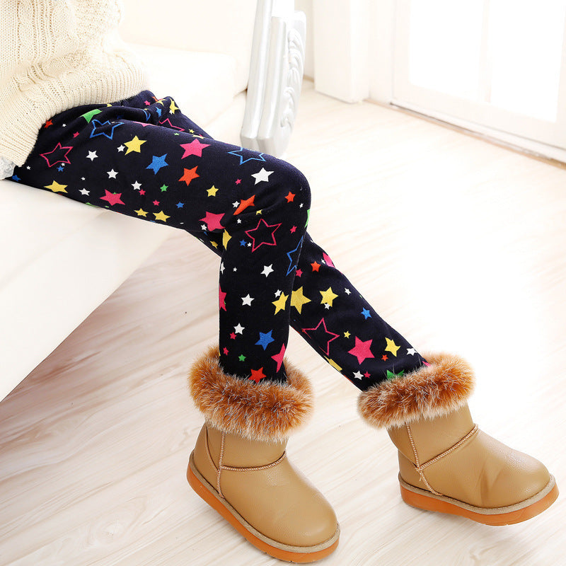 Girls' Winter Warm Leggings