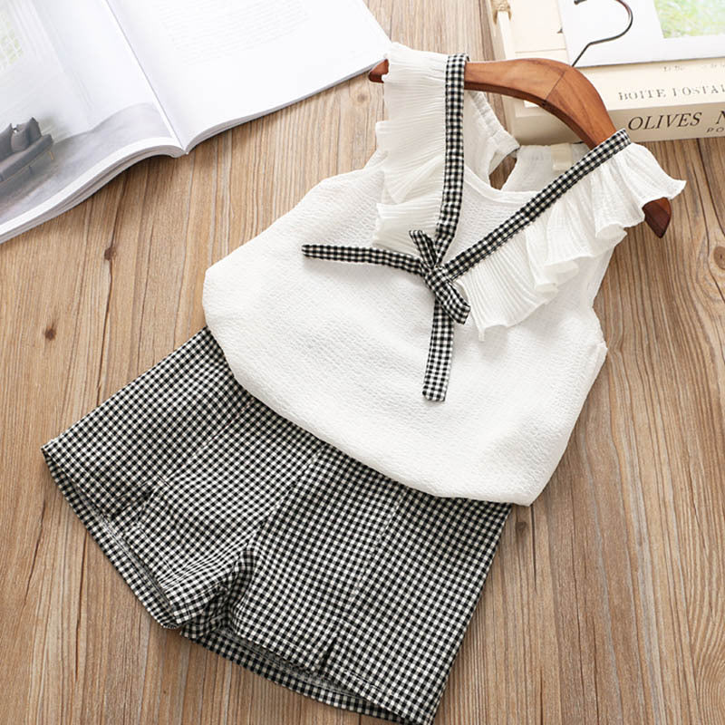 Girl's Summer Sets, New Short Sleeve T-shirt & Shorts Outfits, Multiple Styles To Choose From