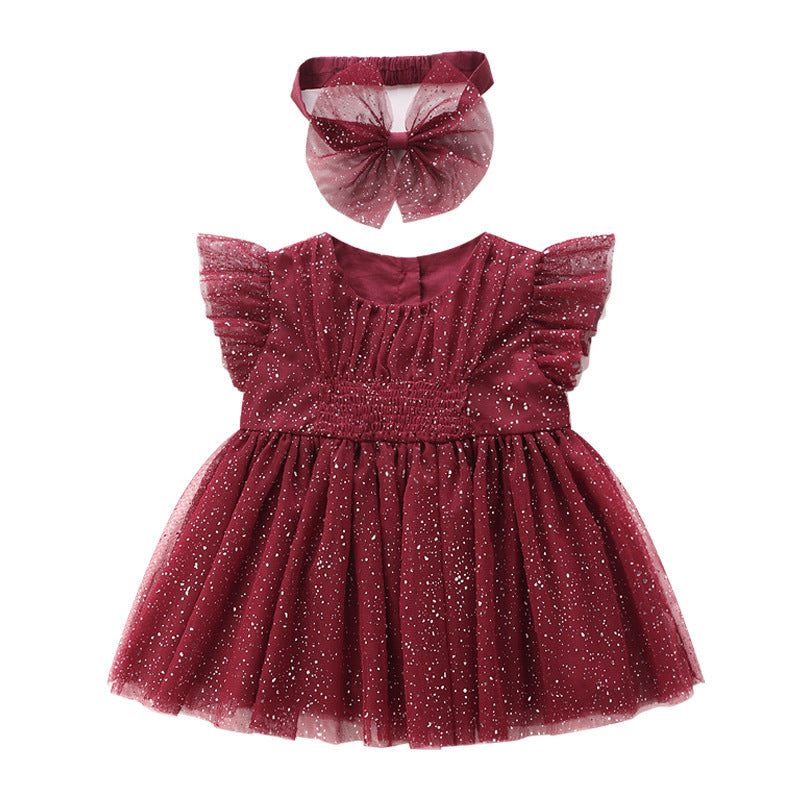 Baby Princess Summer Children's Dress & Headband