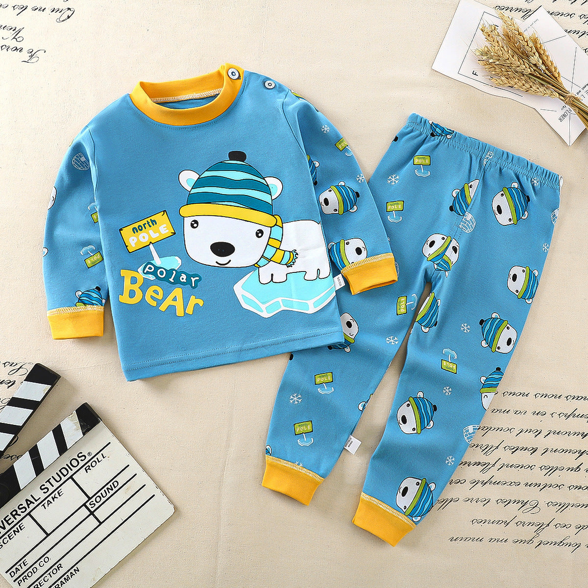 Children's Pure Cotton Pajamas