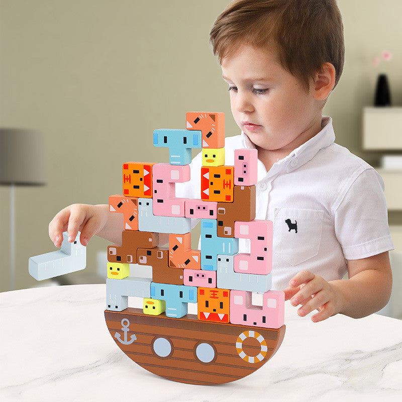 Fashion Wooden Bricks Pro, Educational Toy