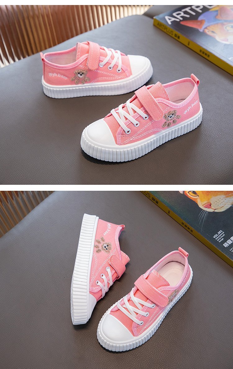 Children's Canvas Shoes Fashion, Available in Black, Pink & White