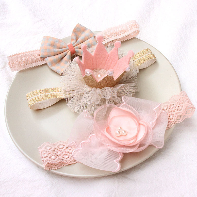 Baby Girl Bow Hair Band Gift Set