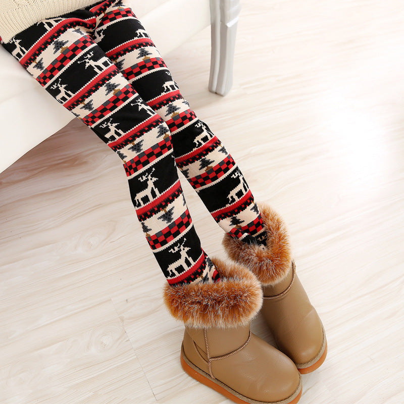Girls' Winter Warm Leggings