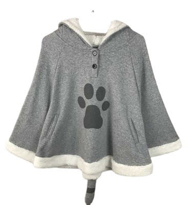 New Spring And Autumn Cat Soft Girls' Cloak