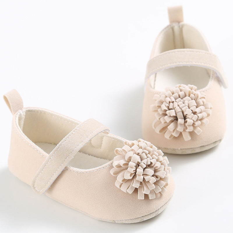 Baby Girl Colored Flower Shoes