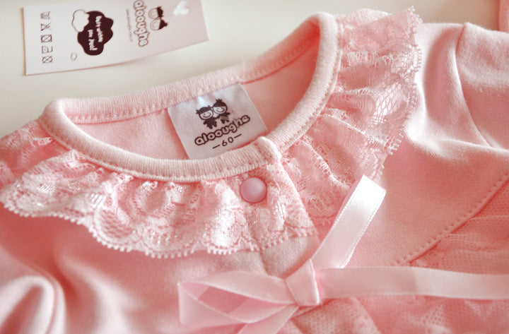Baby Girls' Pure Cotton Spring And Autumn 3pc Set