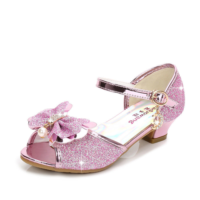 Princess Crystal Girls' High Heel Shoes