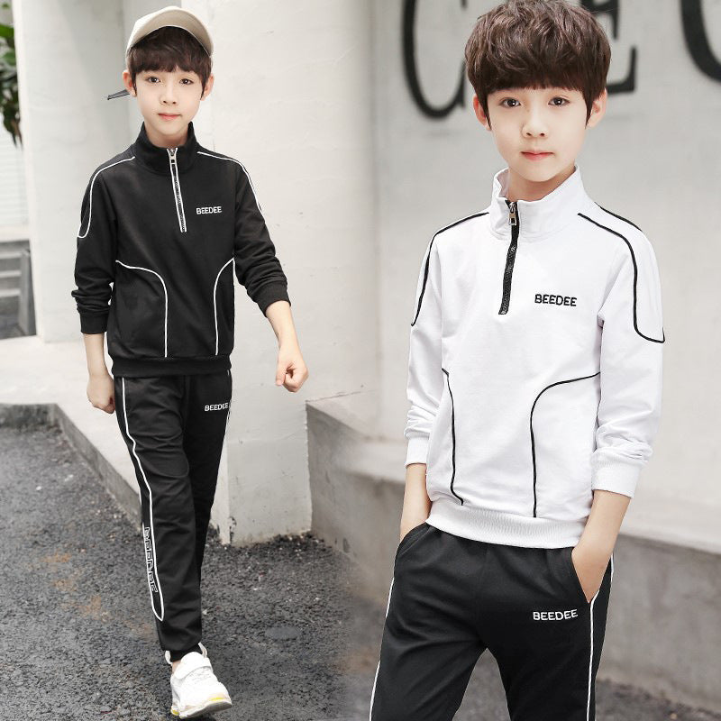 Boys Spring And Autumn Sports Western Style 2pc Set