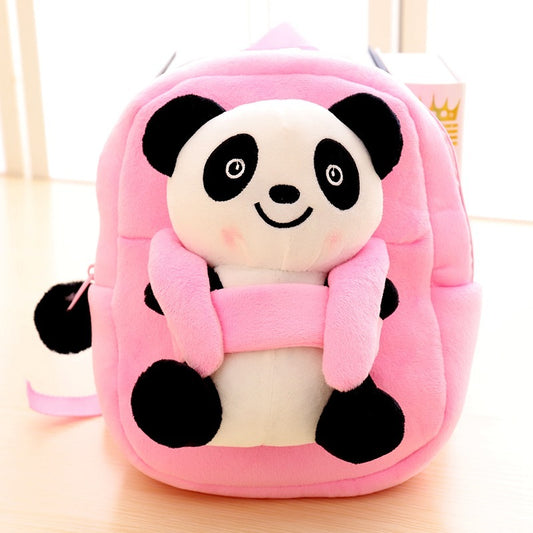 Cartoon Panda Plush Children's School Bag Girl Boy