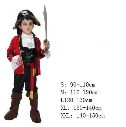 Halloween Children's Pirate Costumes, Theme Party Outfits