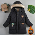 Boys' Winter Wear Thick Coat, Cotton-padded Jacket