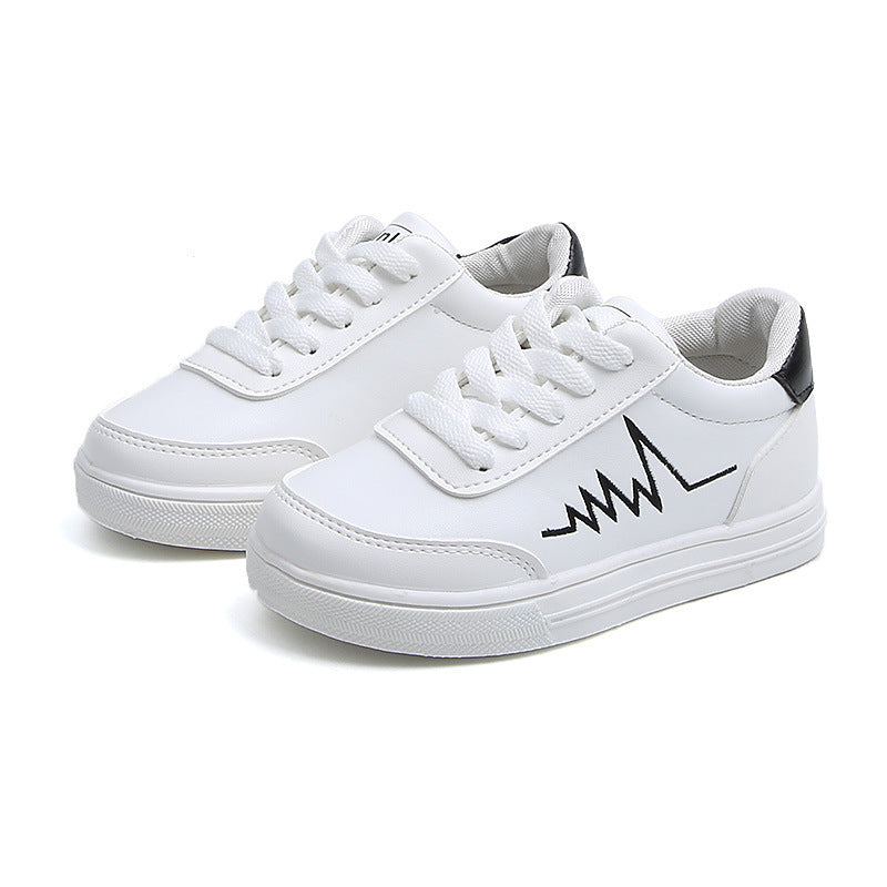 Girl/Boy White Sports Shoes