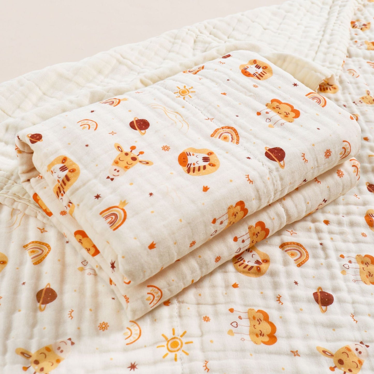 Baby/Toddler Printed Pure Cotton Gauze Blanket