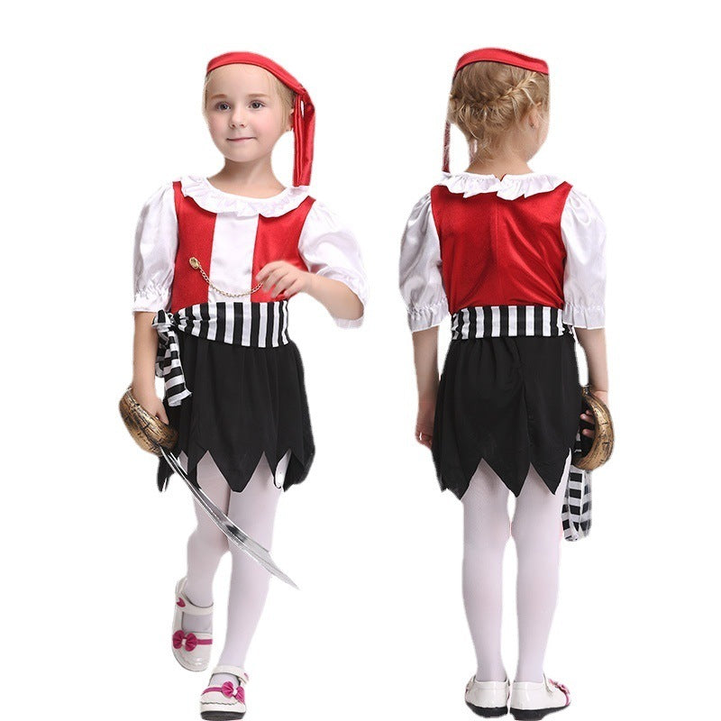 Halloween Girls' Pirate Costume