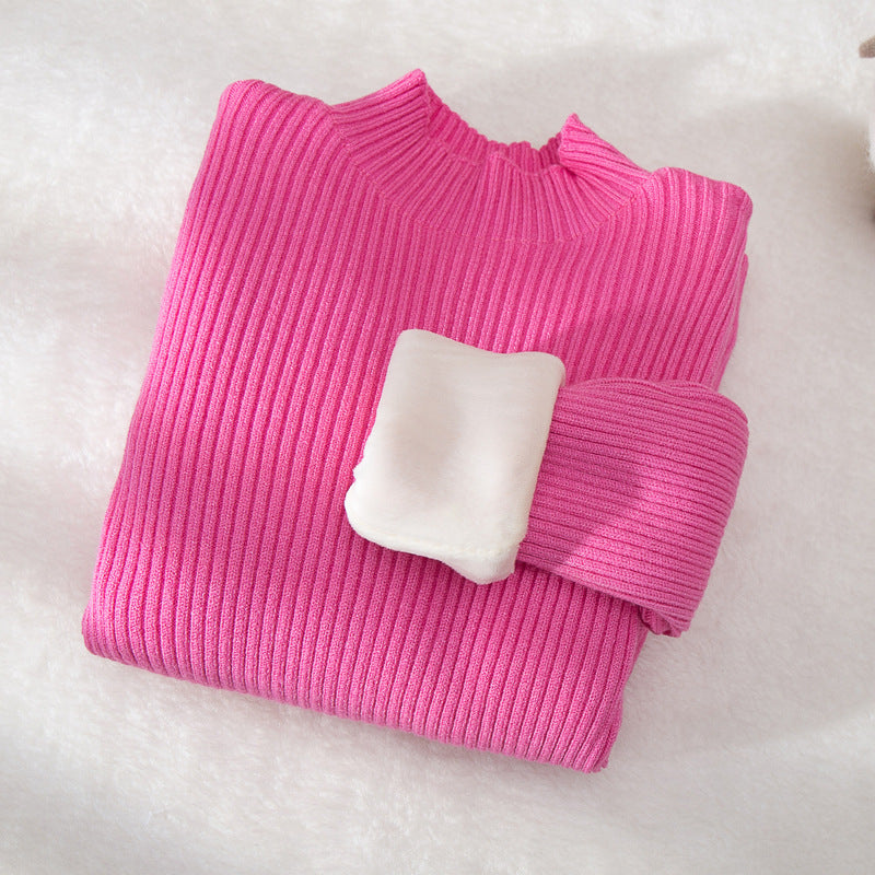 Children's Mock Neck Sweater Knitwear Top