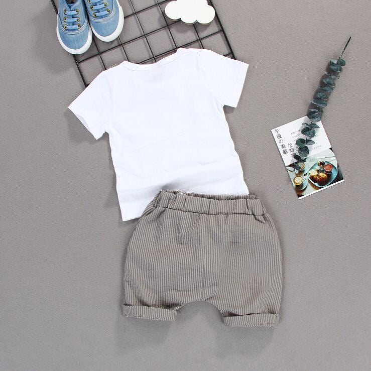 Summer Boys' Grey Gentleman Outfit