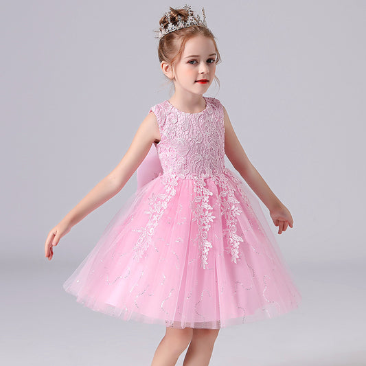 Girls' Formal Dress, Fashionable Party Princess Dress, Multiple Colors To Choose From