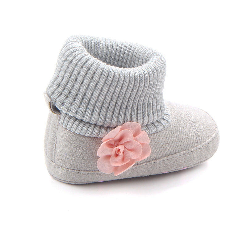 Baby Girls' Indoor Shoes, Warm Slippers, 3 Colors To Choose From