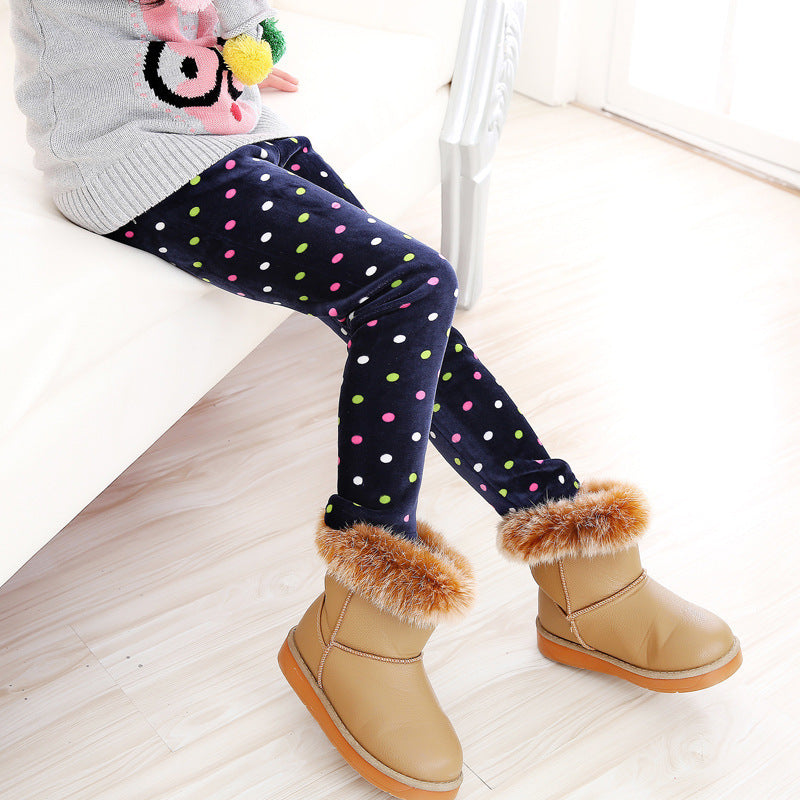 Girls' Winter Warm Leggings