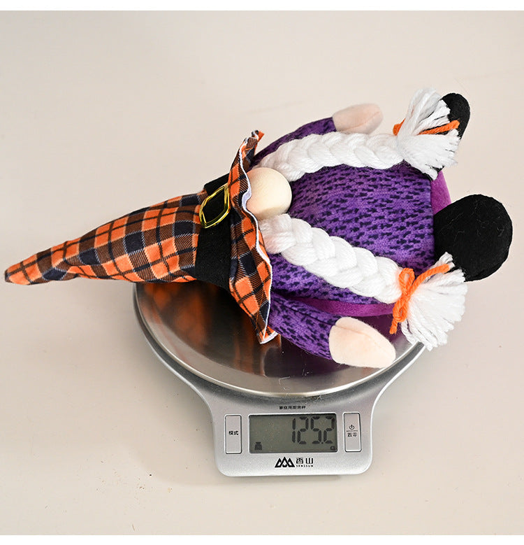 Plaid Halloween Rudolf Doll