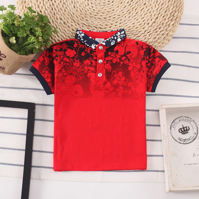 Kid's Shirts, Boys' Short Sleeve Tops