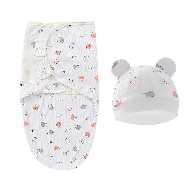 Newborn Swaddle & Hat 2pc Set, Boy & Girl Designs To Choose From