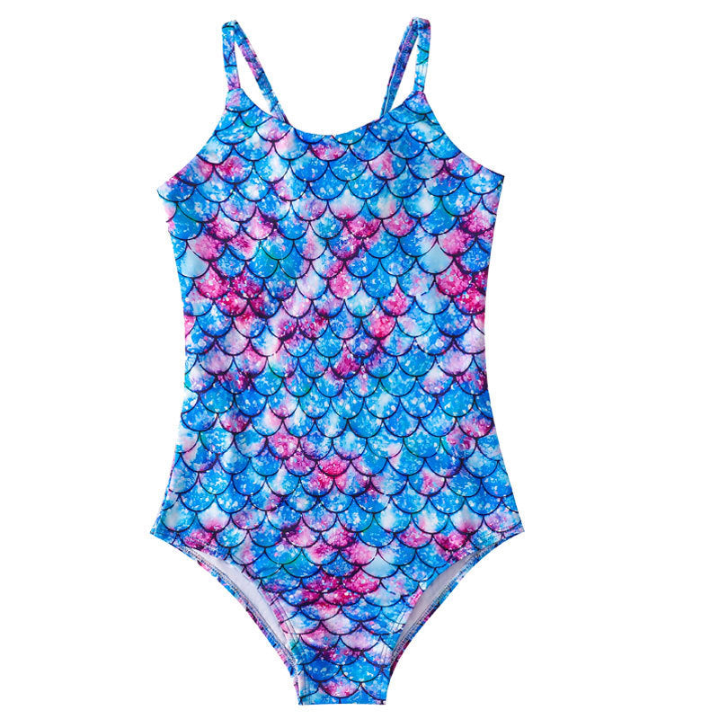 Girls' Mermaid 1pc Swimsuit, Multiple Designs To Choose From