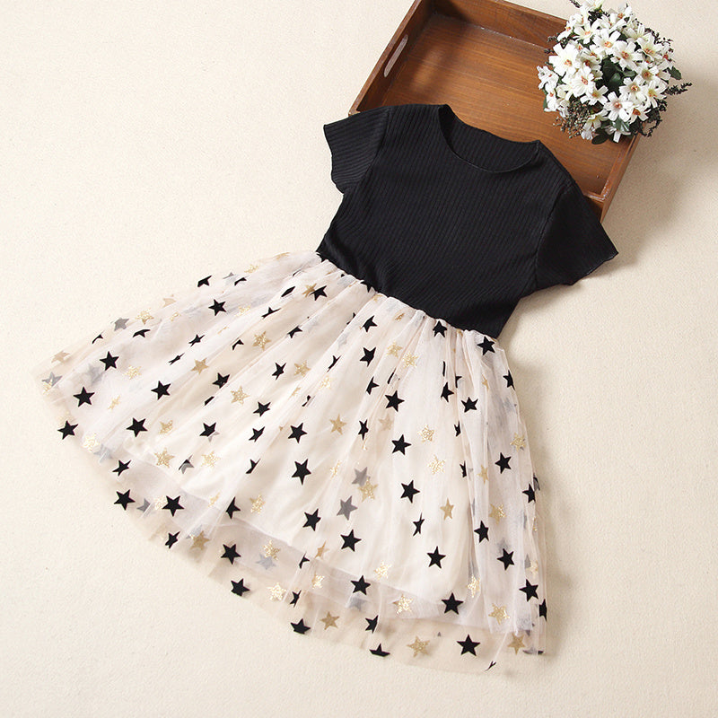 Summer Foreign Style Baby/Toddler/Girl Short Sleeve Dress