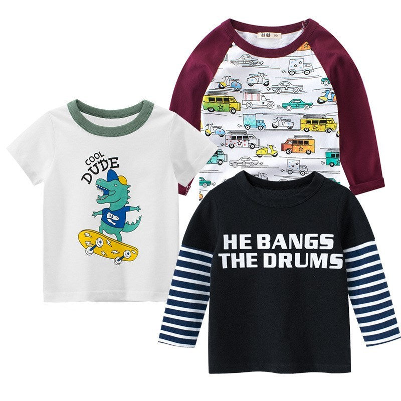 Boys' Long Sleeve T-shirt 3 pack