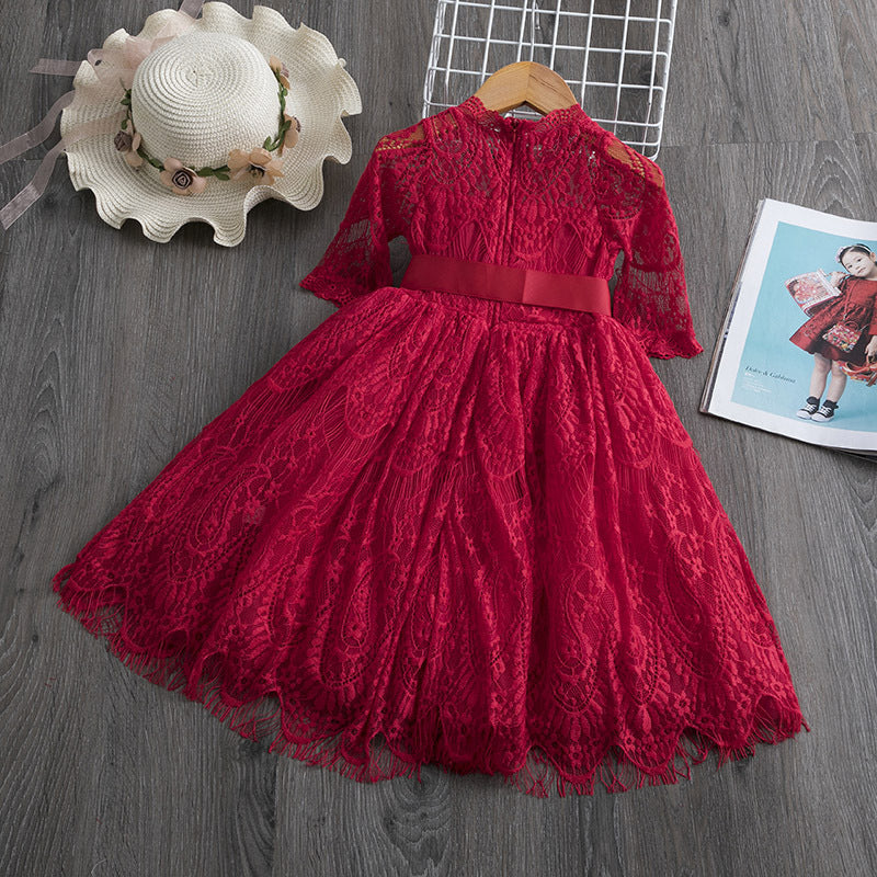 Girls' Lace Princess Dress