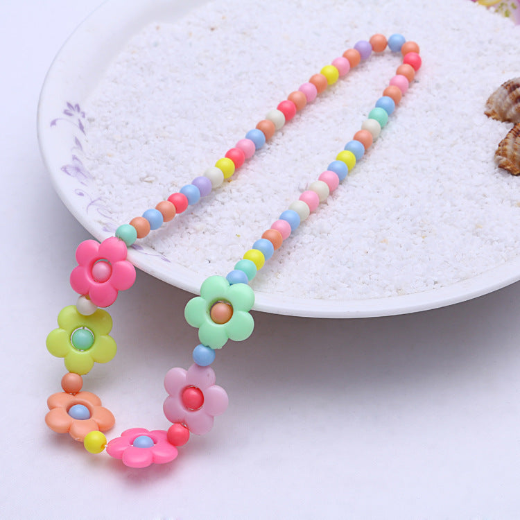 Two-piece necklace and bracelet For Children