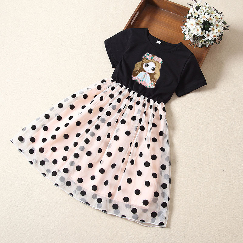 Summer Foreign Style Baby/Toddler/Girl Short Sleeve Dress