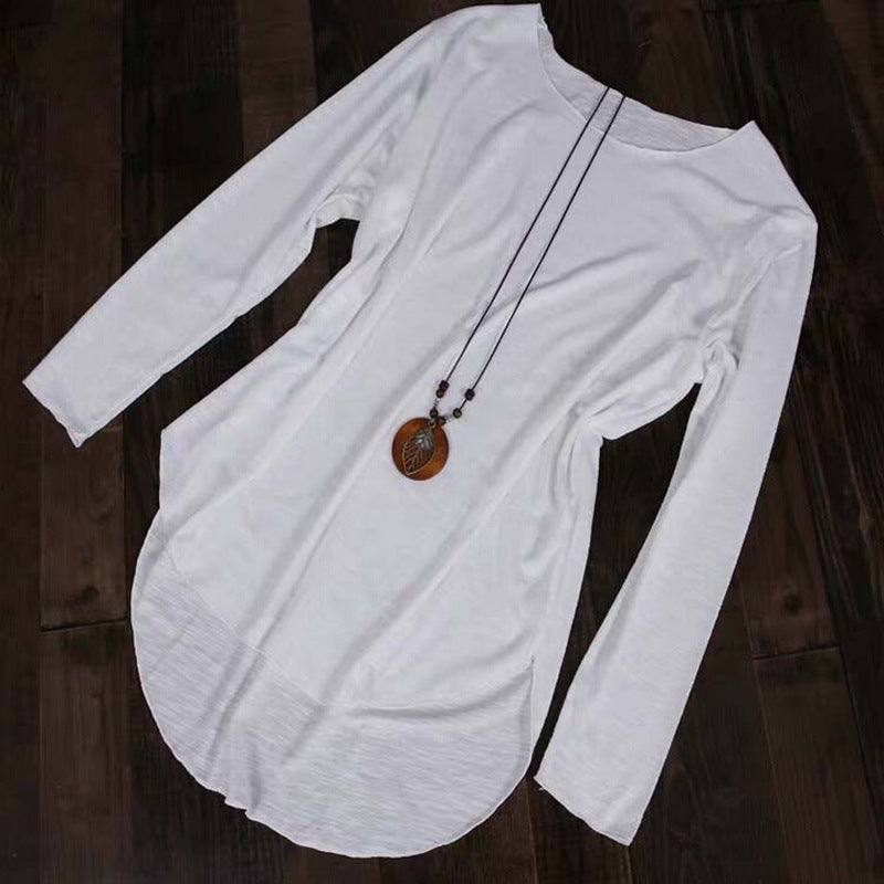 Retro Ethnic Style Beaded Wood Chip Hollowed Out Necklace