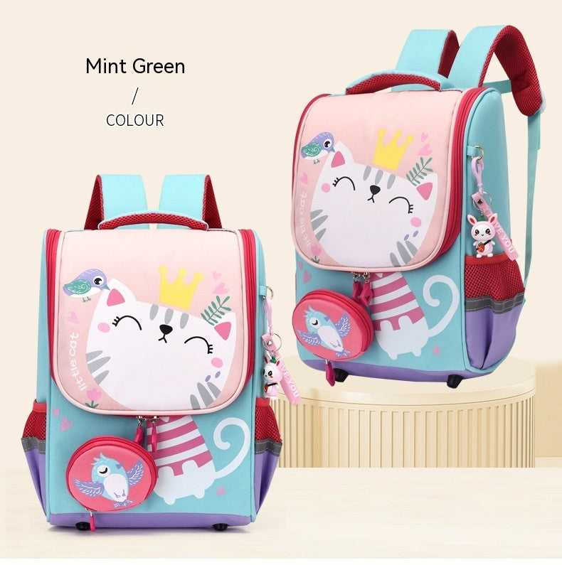 Children's Schoolbag Cartoon Dinosaur Space Backpack