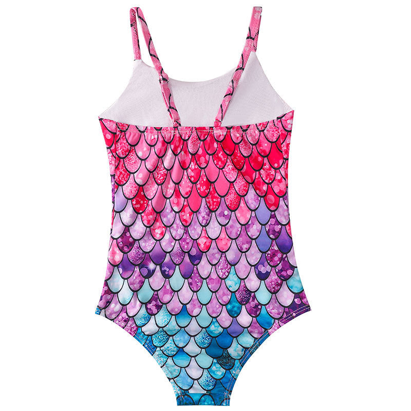 Girls' Mermaid 1pc Swimsuit, Multiple Designs To Choose From