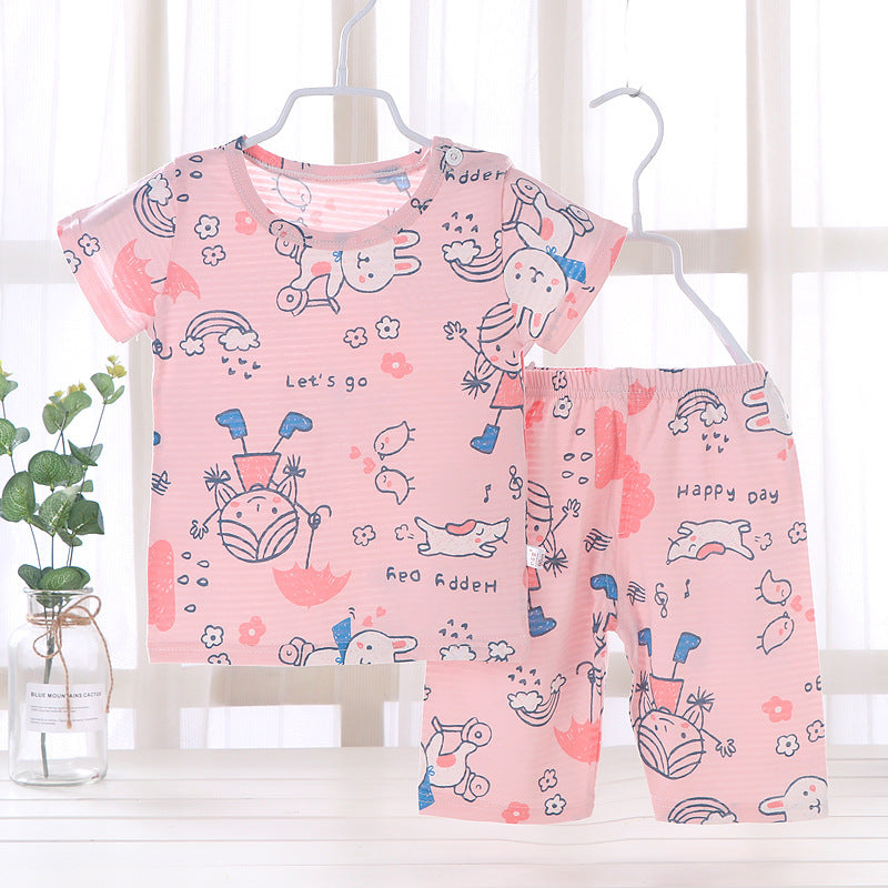 Children's Boy/Girl Summer Pajamas, Baby, Toddler, Big Girl