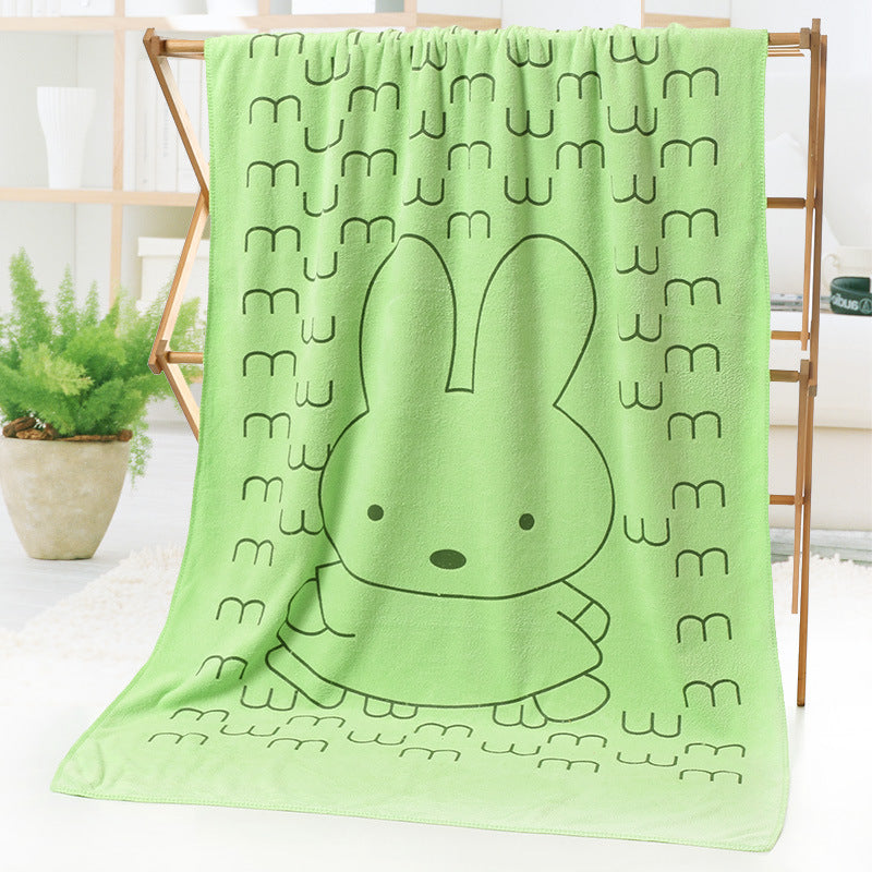 Bath Towel Beach Towel Cartoon Print