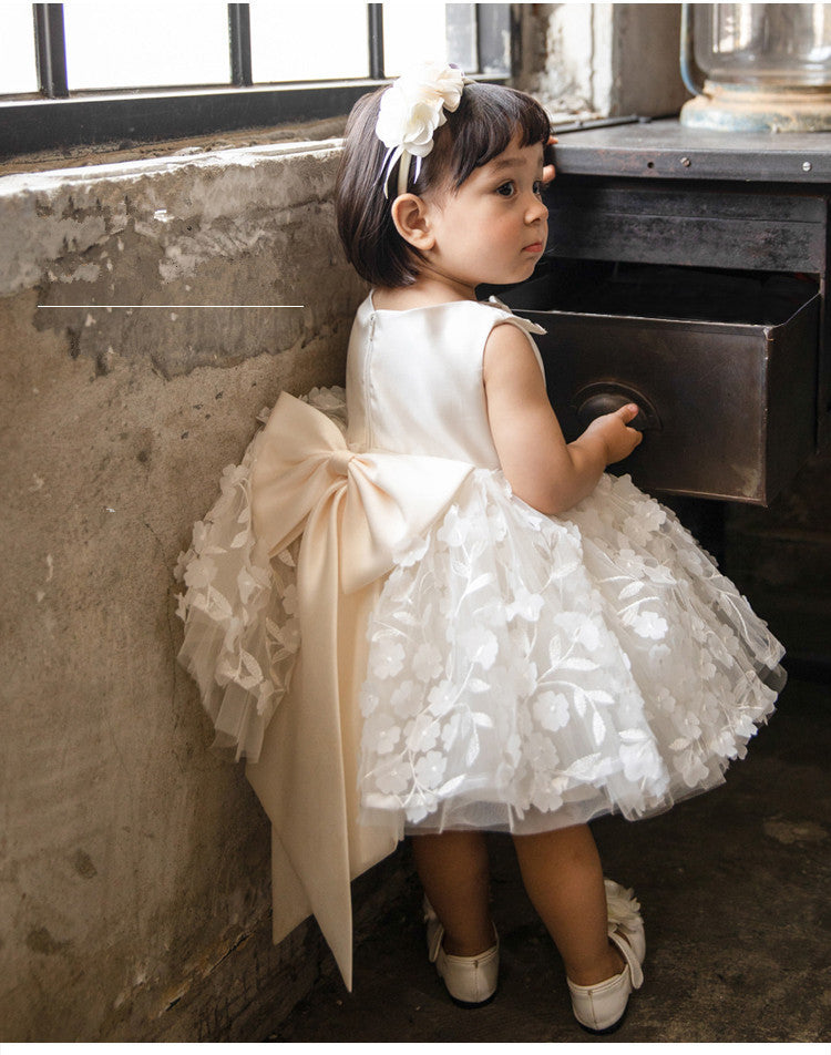 Flower Girl Western Style Wedding Party Dress, Formal Dress