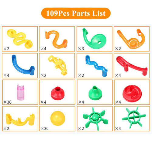 Ball Track Slide Marble Toy Set