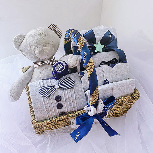 Newborn Baby Boy Clothes Set Gift Box Fall And Winter