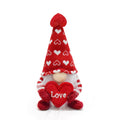 Valentine's Day Faceless Doll Gnome Love Rudolf Doll Decorations