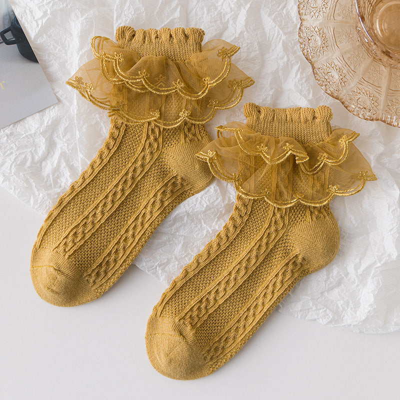 Lolita Style Girls' Lace Socks