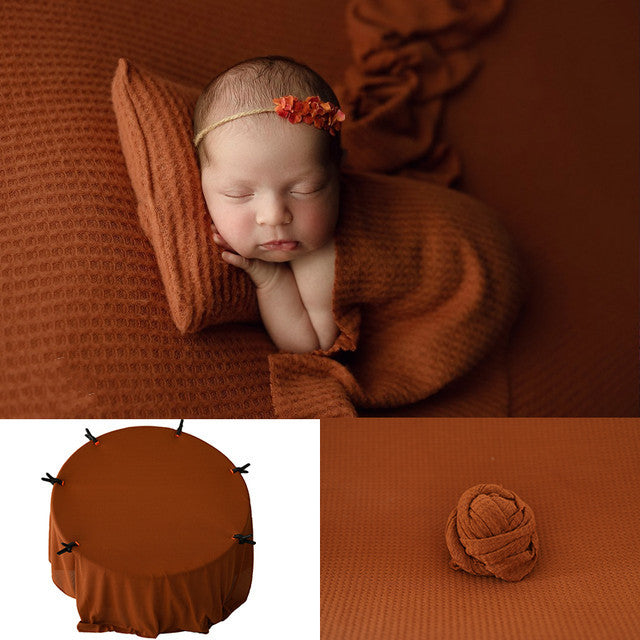 Newborn Photography Props Waffle Fabric Backdrops