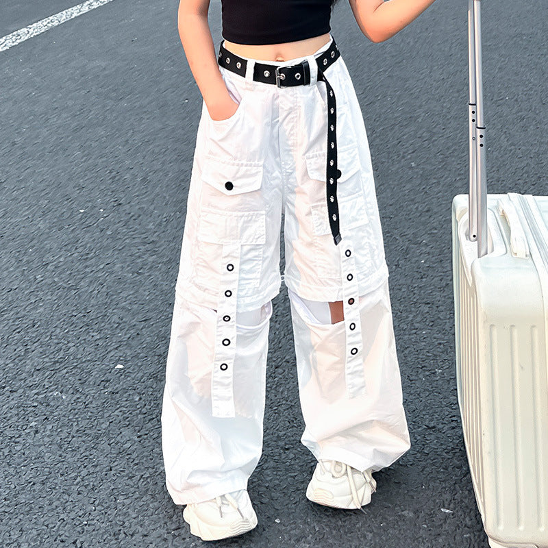 Stylish And Simple Detachable Girl Pants