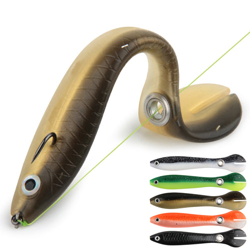 A Mock Lure Can Bounce With Slip Mechanism Artificial Swimming Soft Fishing Bait For Bass Trout Pike - Gift For Dad