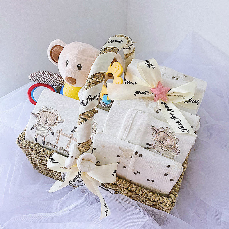 Newborn Baby Boy Clothes Set Gift Box Fall And Winter