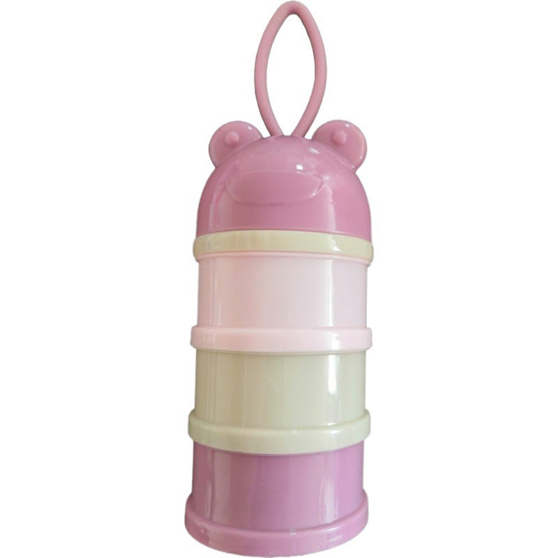 Portable Multi Layer Cartoon Milk Powder Holder